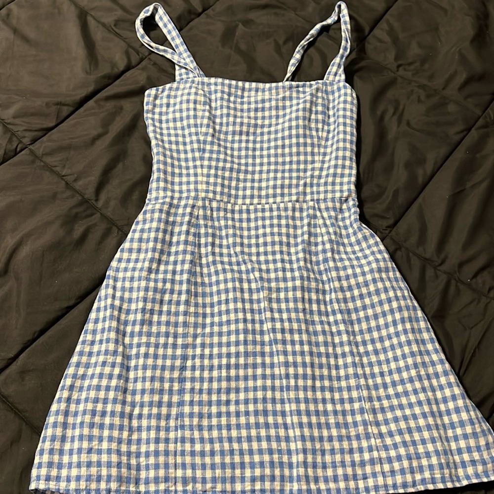 Reformation Gingham Mini Dress